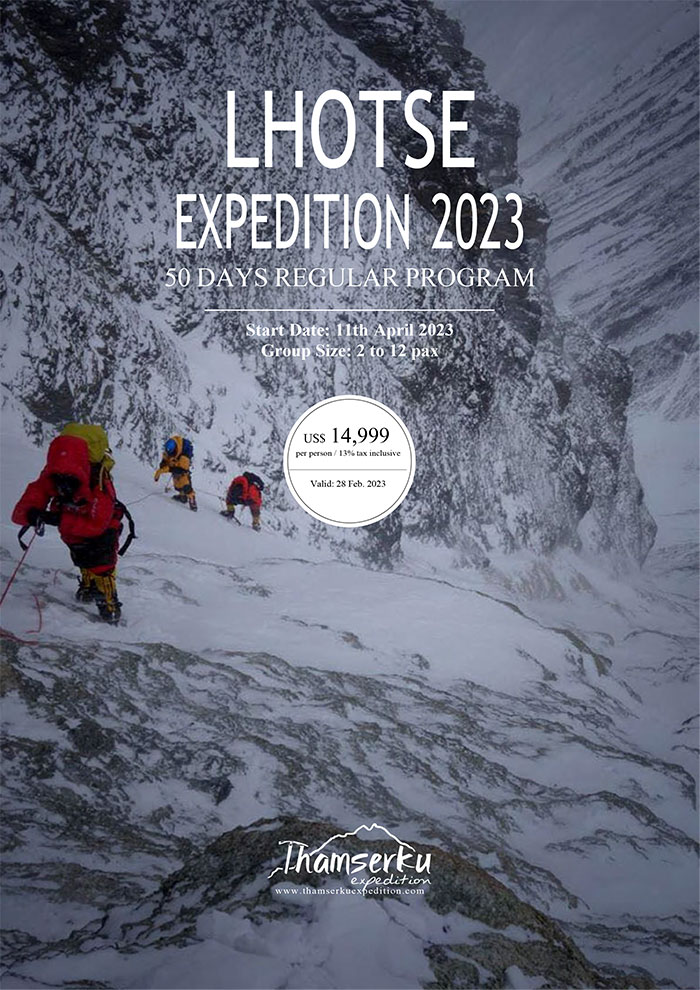 Thamserku Lhotse Expedition Dossier 2022